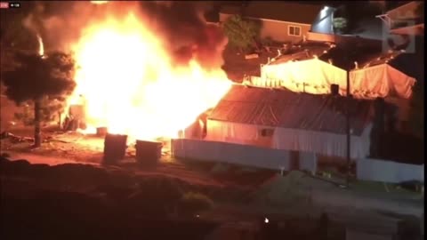 video of the Pacoima House explosion