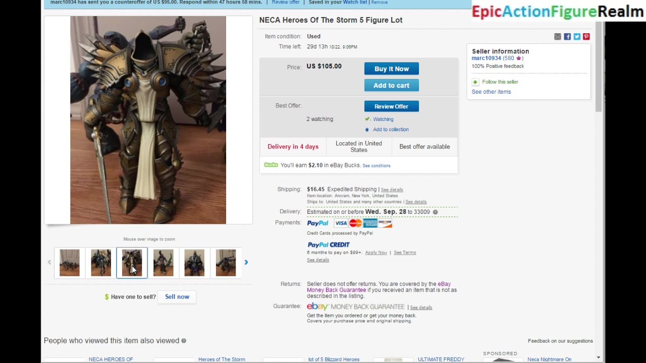 The 2016 eBay Listing Of The Heroes Of The Storm Action Figure Lot Revealed