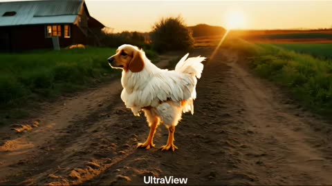 DogChicken 😂 #dog #chicken #dogchicken #fyp #viralvideo #ai #cute #c...
