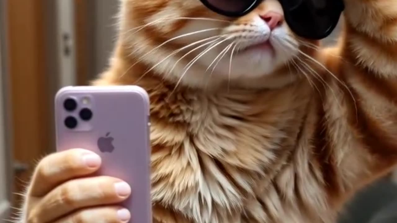 Cat Taking a Selfie
