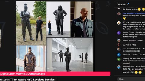 Demetra Kaye Podcast: "Big Black Woman Statue In Time Square NYC Receives Backlash"