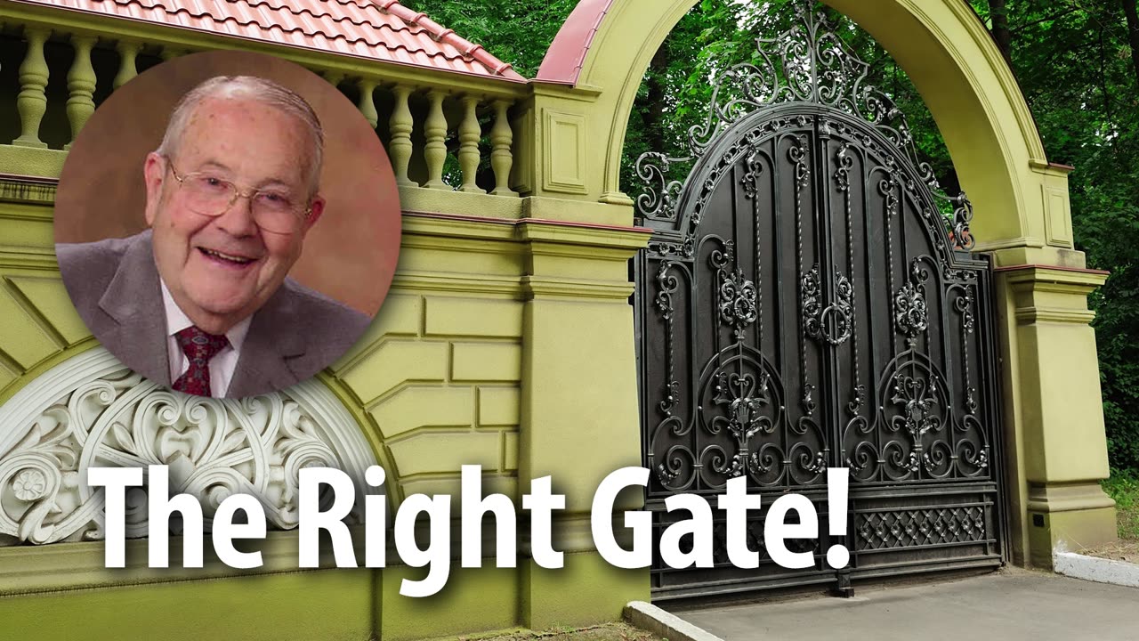 THE RIGHT GATE! – Matthew 7:13 Devotional by Pastor Cecil A. Thompson