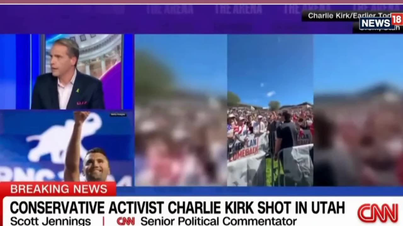 EXACT MOMENT: Charlie Kirk Assassination Caught on Camera | Conservative Activist Shot Dead
