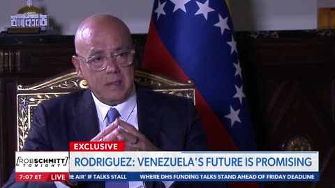 Rob Schmitt speaks with Jorge Rodriguez, President of Venezuela's National Assembly