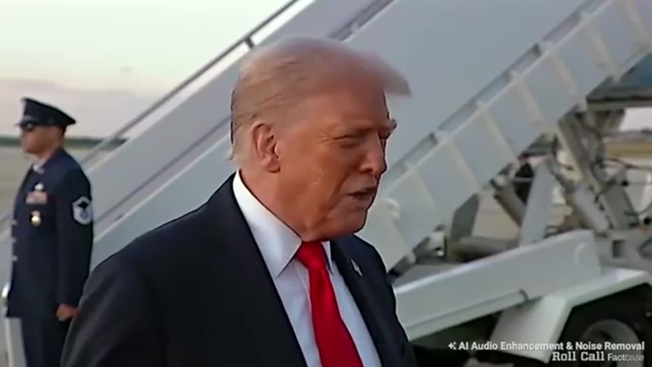 Press Gaggle: Donald Trump Speaks to Reporters After Air Force One Arrival - September 7, 2025