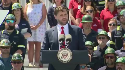 VP Vance Speaks to Steel Workers in South Carolina