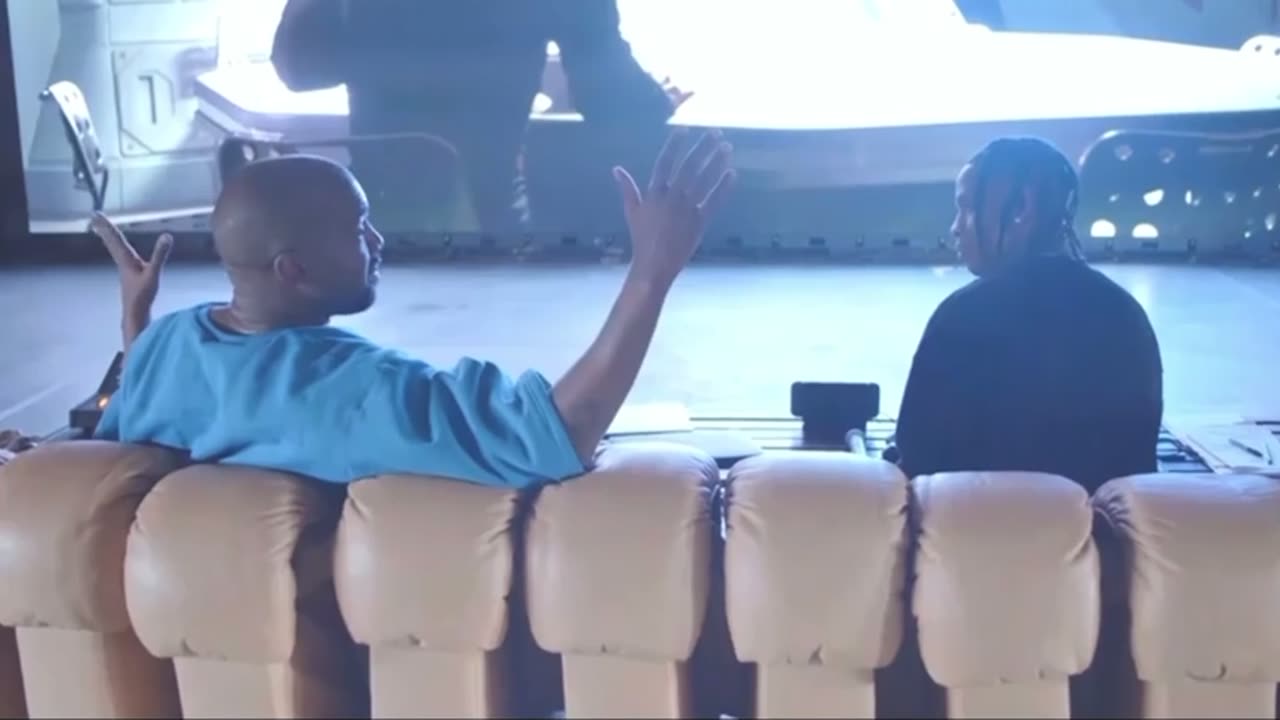 😂🎥 Kanye & Travis Scott: Doing Anything BUT Watching the Movie! | FunFM