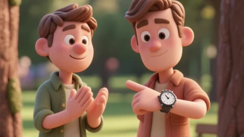 Learn English Story | Asking the Time | Daily Life English Sentences #motivation #kids