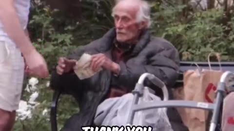 Josh is such a great guy! He is trying to help and bless this man!