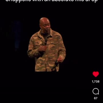 Chappelle with an absolute mic 🎤 drop!