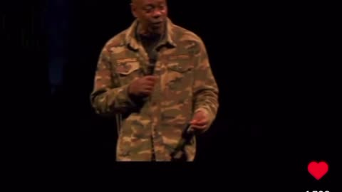 Chappelle with an absolute mic 🎤 drop!