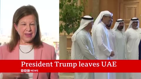US President Donald Trump departs Middle East after trade deals BBC News