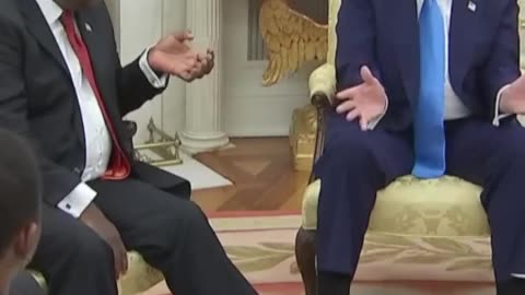 MOMENT: Ramaphosa to Trump, 'I'm sorry I don't have a plane to give you'
