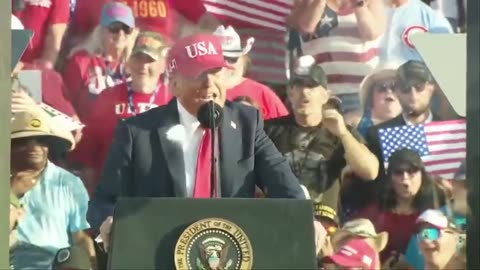 Trump Makes Incredible Entrance At Iowa State Fair To Kick Off Nation's 250th Birthday Year