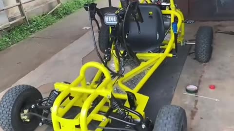 gocart with motor macine