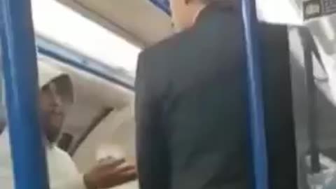 Black violence on train