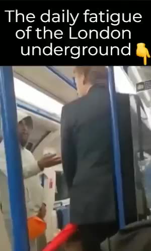 Black violence on train