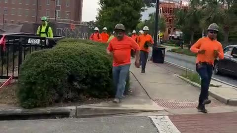 Yep, this is what it looks like in Tallahassee, Florida! I wonder why they are running?