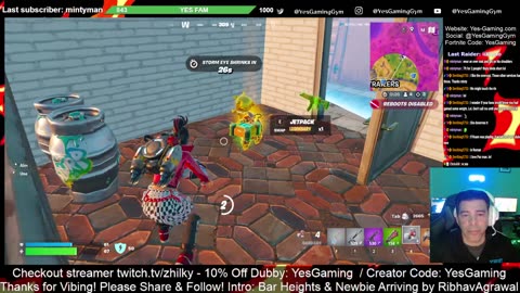 Sunday Streaming on Fortnite Daily Show with Host DjS Oh YES! Gaming in Fishers