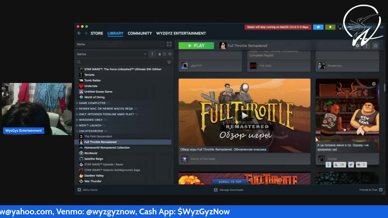 Welcome to WyzGyz Entertainment LIVE!