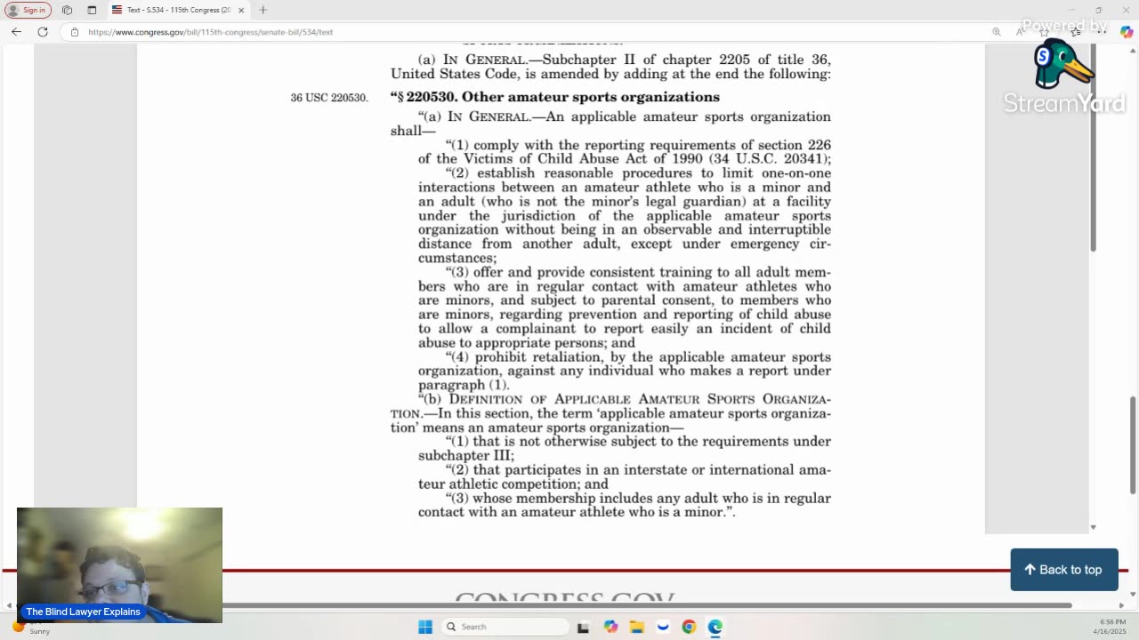 Barnes Brigade Protecting Female Athletes