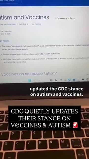 CDC NOW ADMITS THAT VACCINES CAN CAUSE AUTISM ⚕ [THE COVIDIOCRACY COMES FULL CIRCLE]