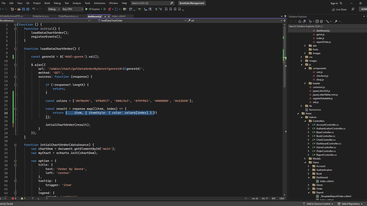ASPNet MVC Ep60 - Chart