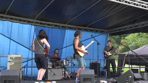 Mount Edgcumbe Cornwall Green Man Festival 2025 24th May. Andy Quick Band Band pt4