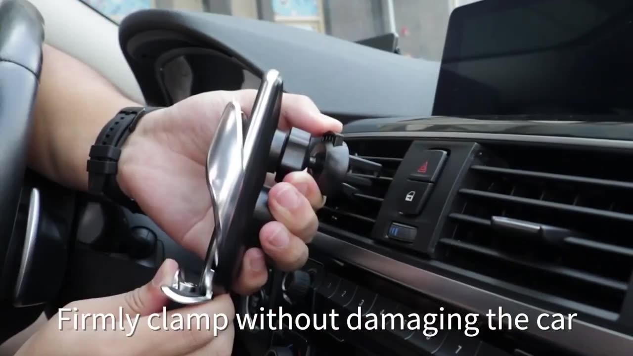 Universal Car Cell Phone Holder Bracket 15W Wireless Charging