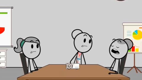 Forced Overtime Fiasco Manager panics as Employee Quits #animation #shorts #viralvideo #animation