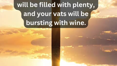 Journey of faith and spiritual growth Proverbs 3:9-10 Daily Bible Verse
