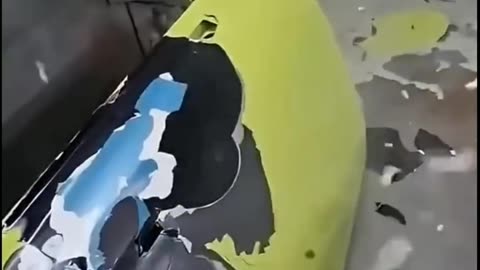 This car was painted like 20 times