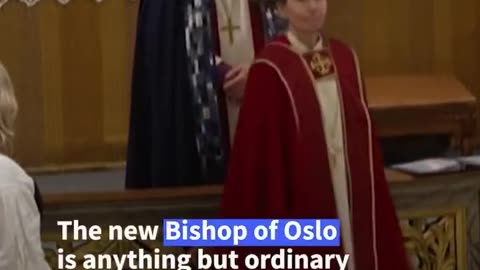 New bishop of Oslo does Yoga in church