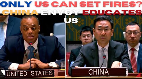 China educates US on hypocrisy - The US sets fires while not allowing others to light a match