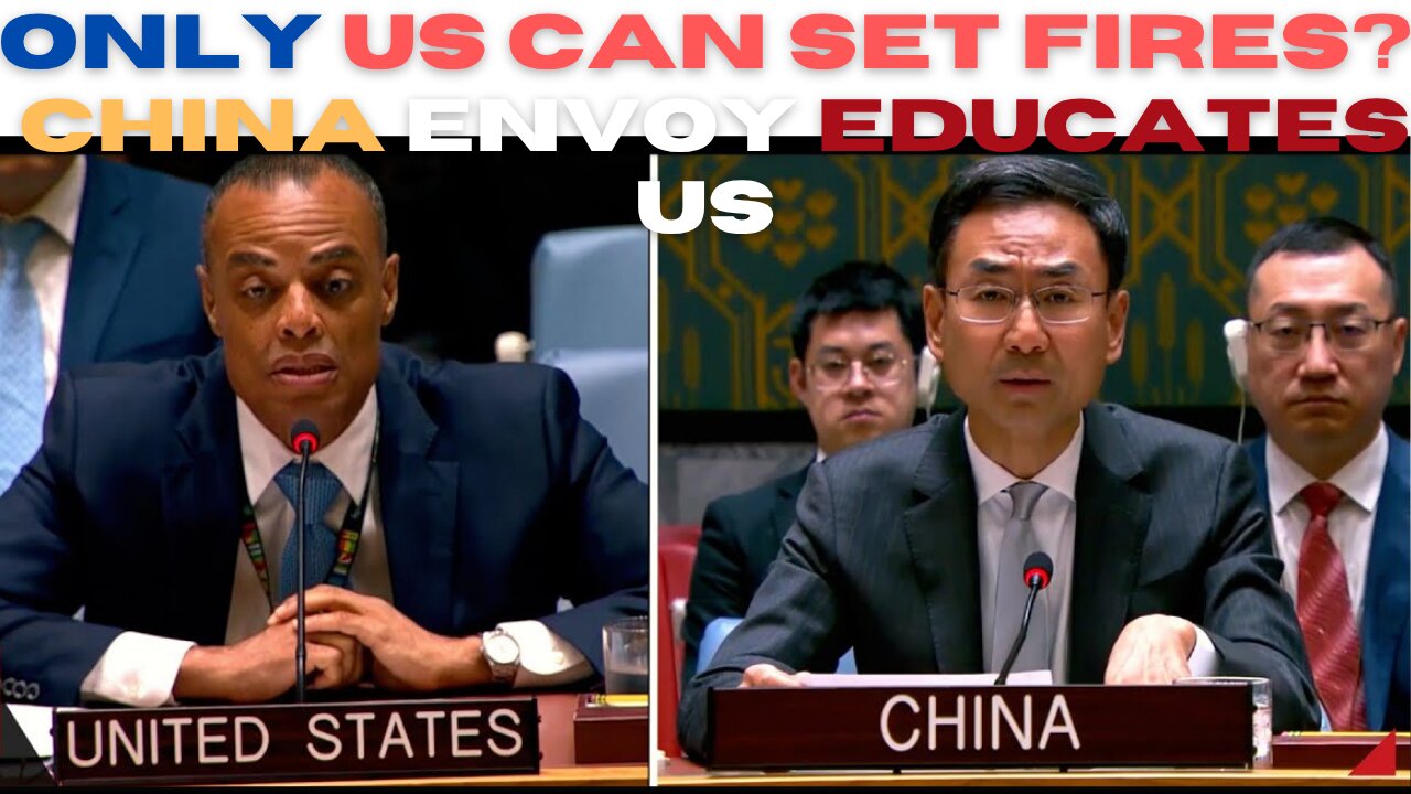 China educates US on hypocrisy - The US sets fires while not allowing others to light a match