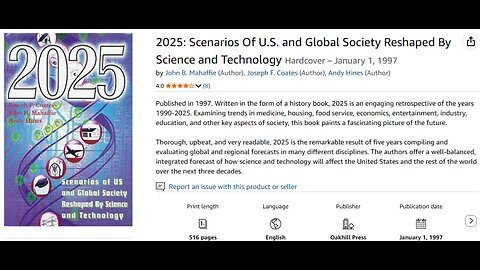 A 1997 book WARNED US about the exact AGENDAS we're up against today!