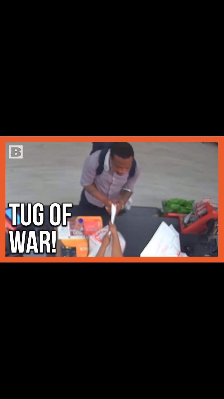 Alleged Thief Gets Into Tug of War with Salesperson at Department Store