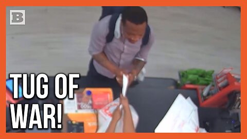 Alleged Thief Gets Into Tug of War with Salesperson at Department Store