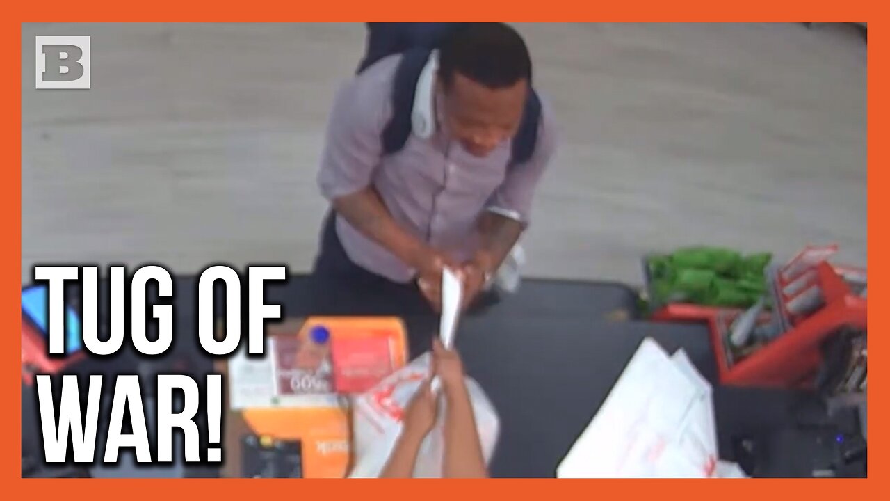 Alleged Thief Gets Into Tug of War with Salesperson at Department Store