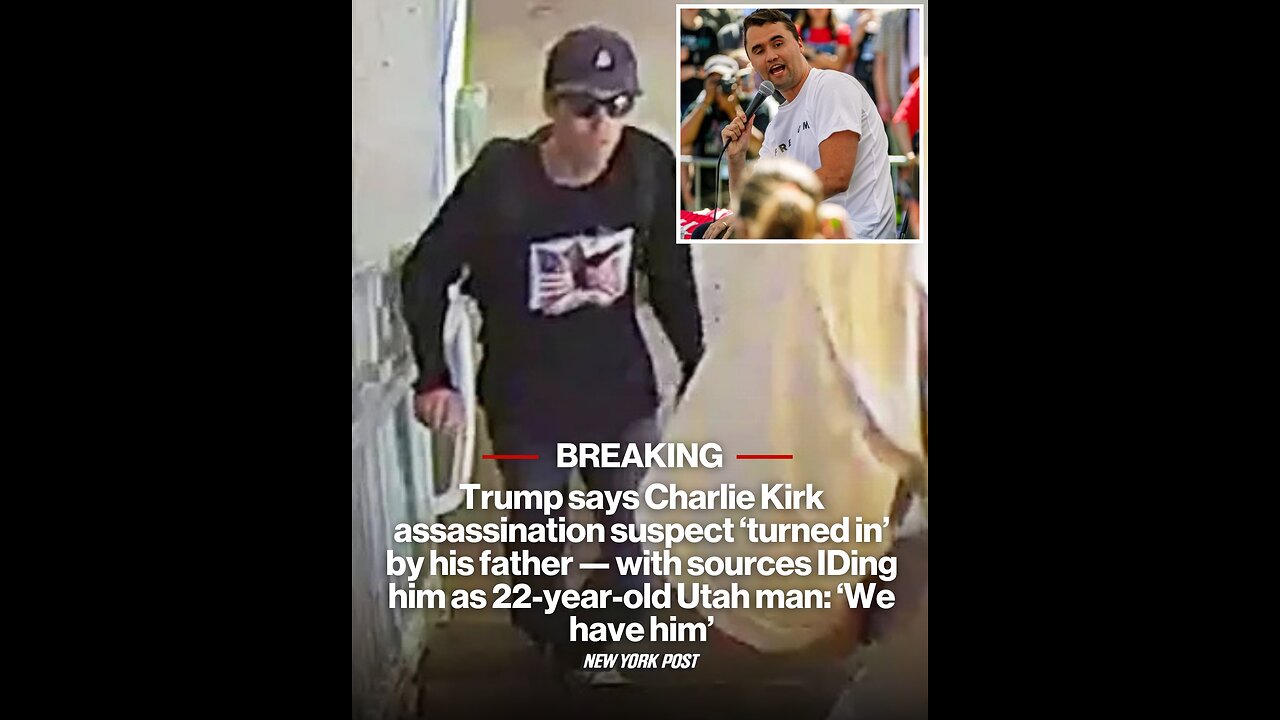 Tyler Robinson, 22-year-old from Utah, ID’d as Charlie Kirk shooting suspect after father