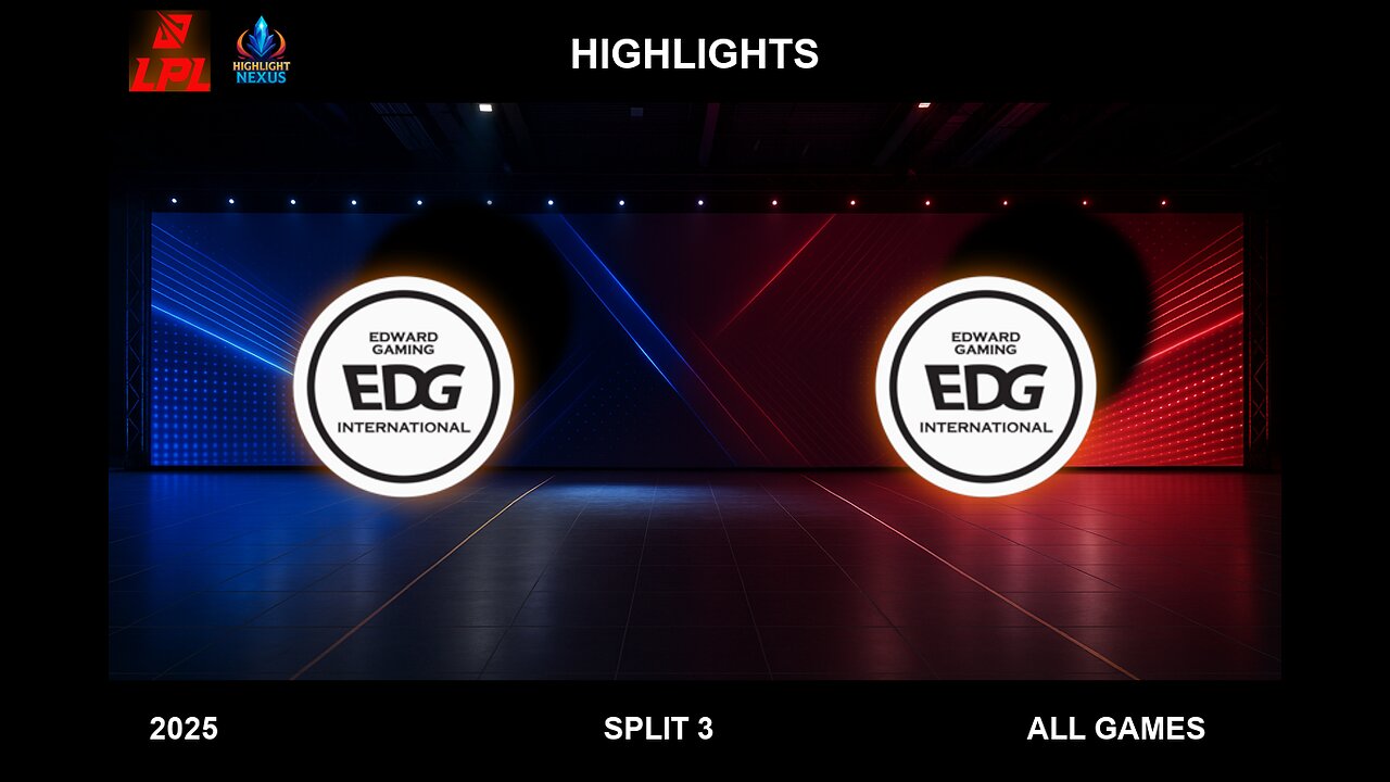 EDG vs UP Highlights ALL GAMES - LPL Split 3 2025 Rumble - Edward Gaming vs Ultra Prime