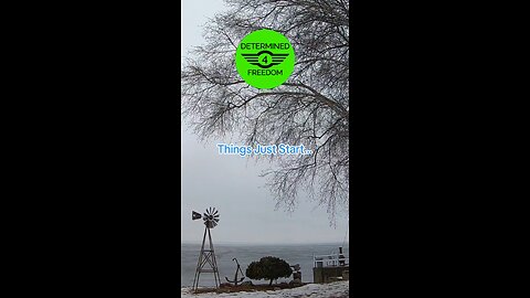 Things Just Start...