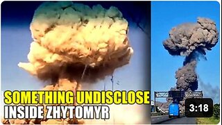 Very strong explosion heard in Zhytomyr indicating something big!