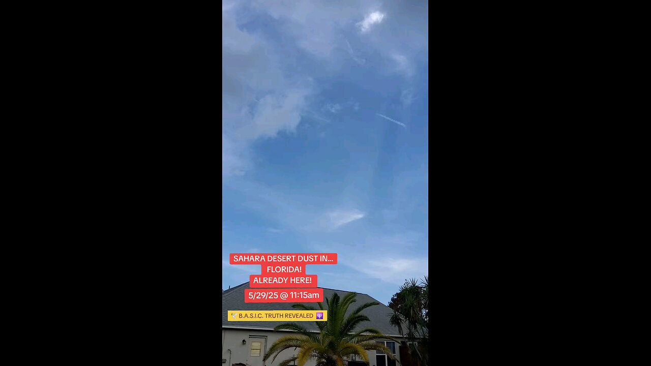 SAHARA DUST STORM 2025