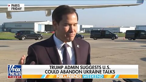 Trump team says Ukraine peace deal could be dropped ‘within days’