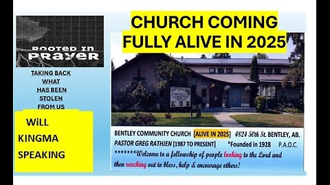 SUN OCT 26 WILL KINGMA SPEAKING