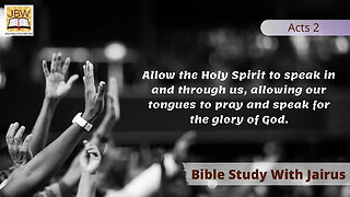 #Bible #Acts 2 Holy Spirit, Tongue of fire, dreams and visions and calling the name of the Lord.