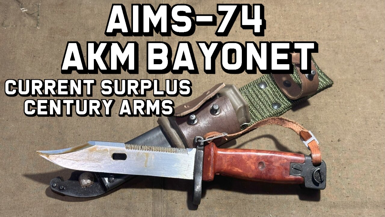 AIMS 74 AKM Bayonet - Current Military Surplus from Century Arms
