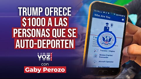 Trump ofrece $1000 a las personas que se auto-deporten