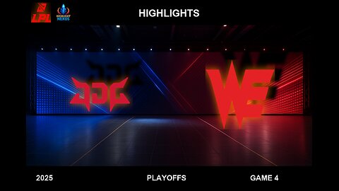 JDG vs WE Game 4 Highlights - LPL Playoffs 2025 - JD Gaming vs Team WE